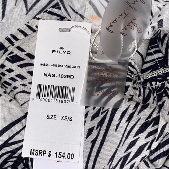 PILYQ Nassau Gulsina Long Dress Sz XS/S - Picture 7 of 9